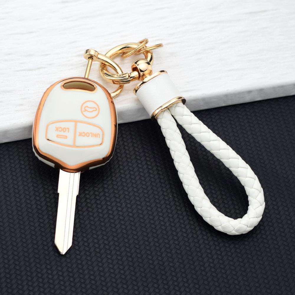 2/3 Buttons Car Key Case Cover for Mitsubishi ASX Mirage Montero Shogun L200 Colt Outlander Pajero Lancer EX Key Fob Accessory