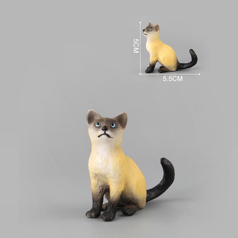 Kawaii Simulation Animal Model Cats Modeling Toy