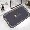 Noob Discount: Crystal Velvet Absorbent Anti-slip Mat for Bathroom & Toilet Doorway