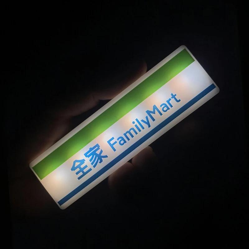 

1 шт. Магнітні наклейки на холодильник Кав ярня 7-Eleven Магазин біля дому Світлові вивіски Світлові коробочки-прикраси