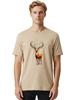 DeerWithAntlers4 Unisexs Graphic Tee 100 Cotton Casual Summer Wear