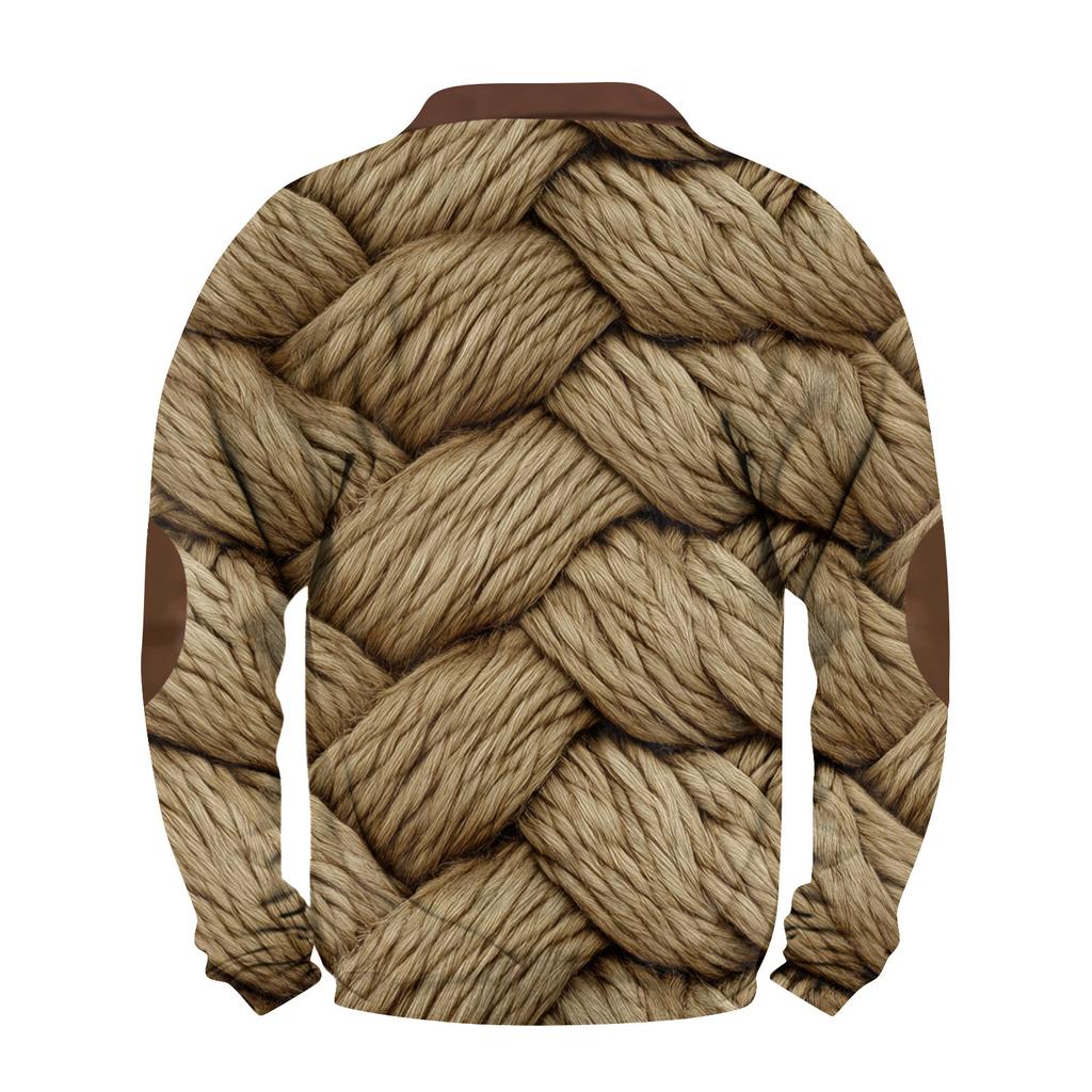 Men's Retro Casual Gradient Printed Sweatshirt