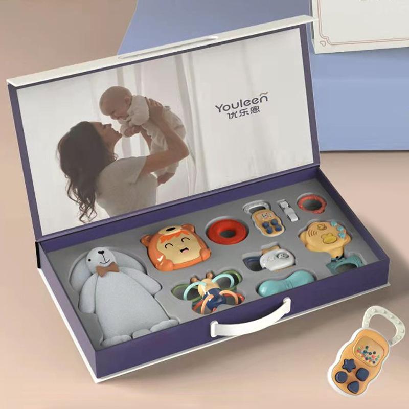 Genuine Newborn Baby Hand Rattle 0-6 Months Baby Educational Early Education Grasping Training Toothpaste Biting Toy