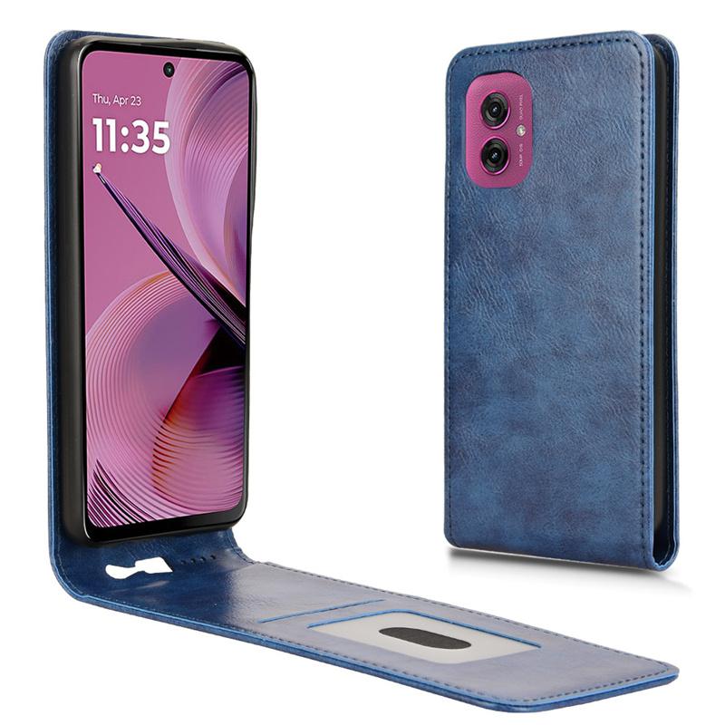 

Для Motorola Moto G55 5G Business Vertical Flip Case Retro, удобный для кожи, держатель для карт с полным покрытием, для Moto G55 5G, чехлы для телефонов Honor50 Nova 9