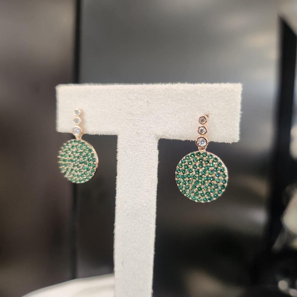 ARTRIA One Swallow Drop Emerald Hot Item Earrings EGSERTT0002EMF
