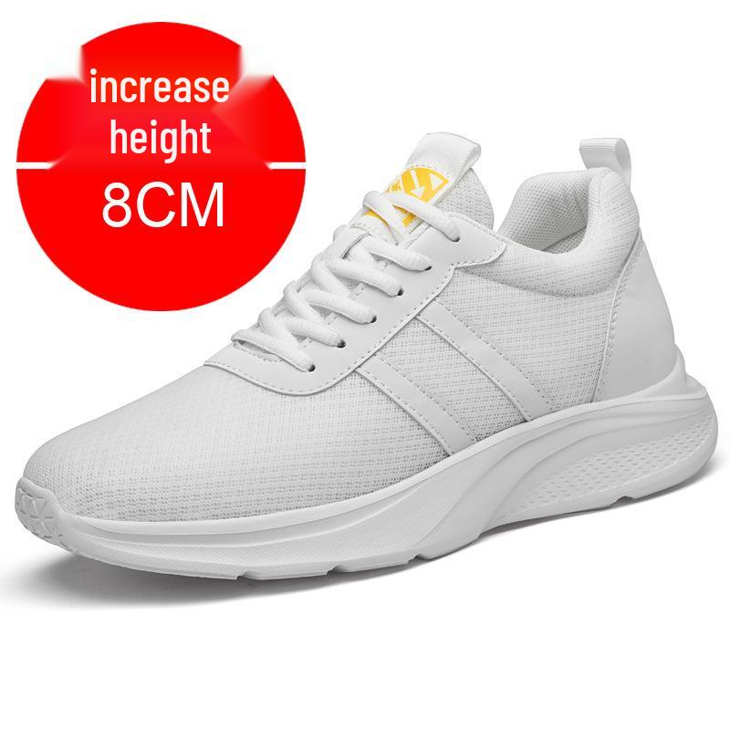 Men's Invisible 10cm Lift Summer Sports Shoes, Mesh Casual 8cm Height Boost Board Sneakers 2022.