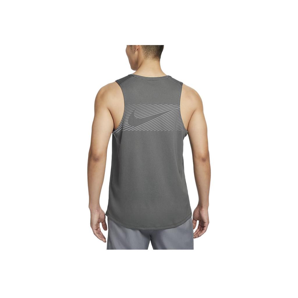 Nike Logo Round Neck Quick-Dry Running Sleeveless Vest Men Vests Iron-Gray FN3987-068