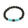 Turquoise Volcanic Rock Stone Couple Bracelet