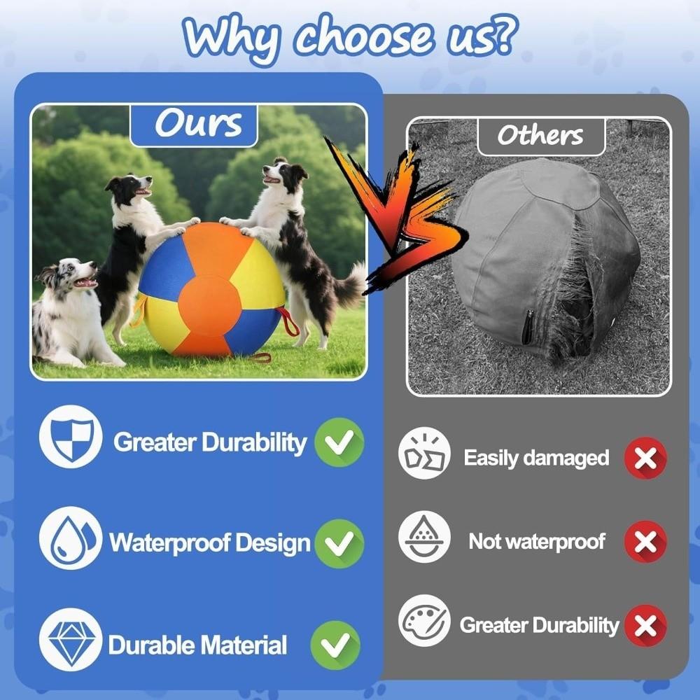 Colorful Giant Herding Ball Wear Resistant Dog Training Ball Dog Toy Ball Exercise Ball  Exercise