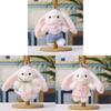 Plush Bunny Hanging Decor With Flower Dress For Kids Gift