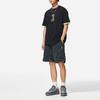 Li-Ning Solid Color Loose Wash Denim Shorts Men Shorts Black AKSSB49-1