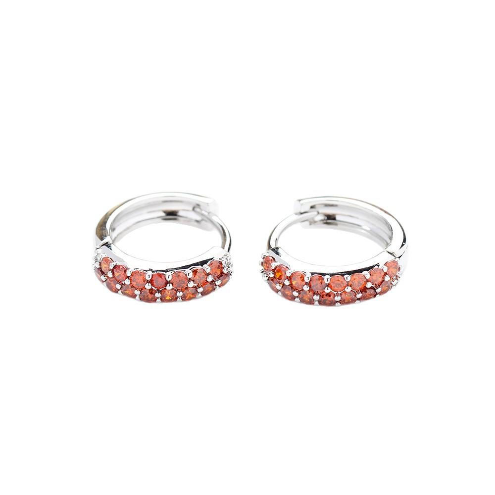 European and American Niche Classic Versatile Diamond-encrusted Small Earrings, Studs, Simple and Delicate Multi-color Small Ear Buckles, Versatile Ea