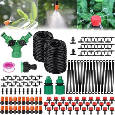 30m DIY Micro-Sprinkler & Drip Irrigation Set for Balcony & Flower Pot Watering