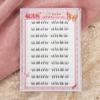 No Glue Natural False Eyelashes Upper Lower Universal HD Camera Ready Black Fiber Lashes