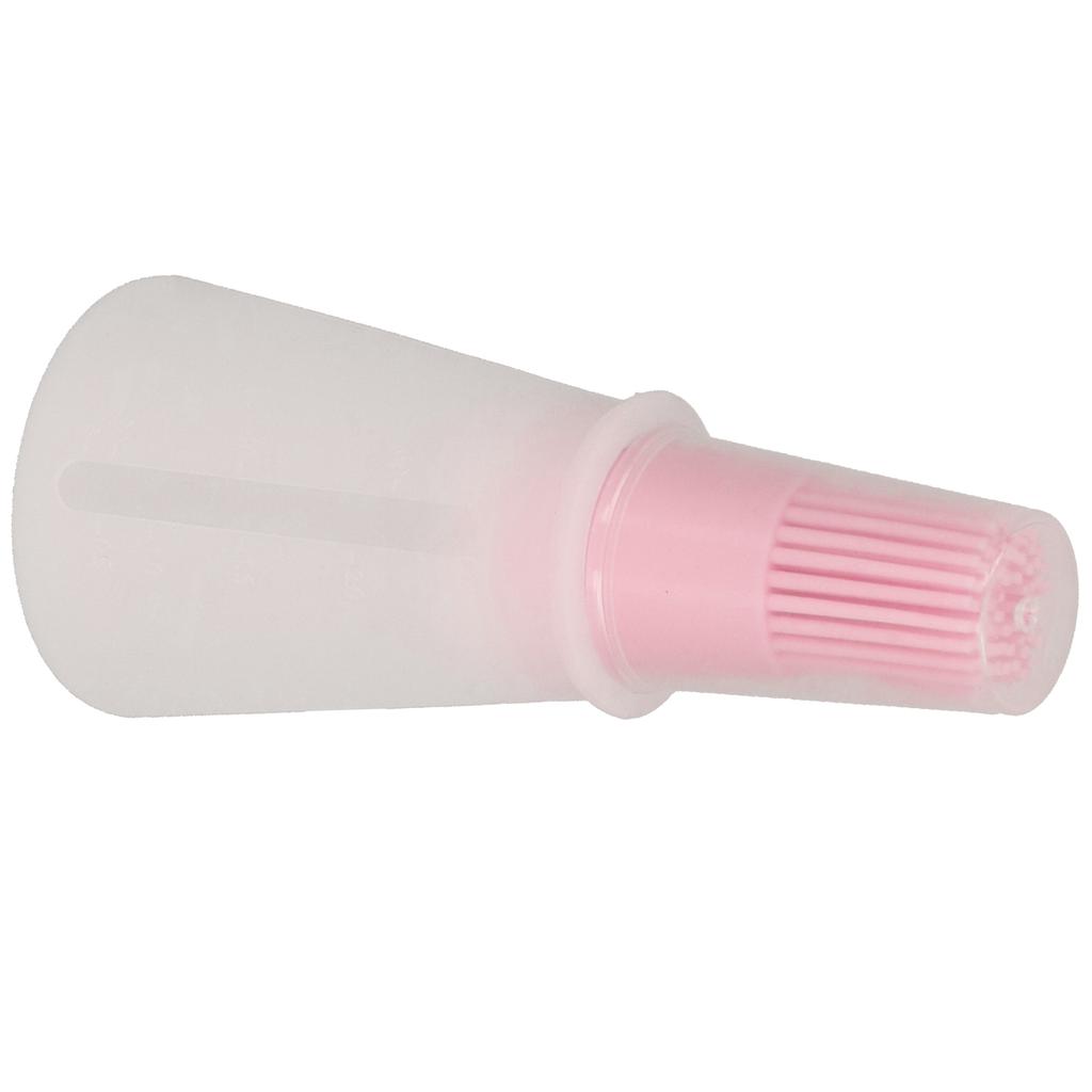 Ölflasche Pinsel Silikon Multifunktional Saucen Barbecue Öl Pinsel mit Transparentem Flaschendeckel