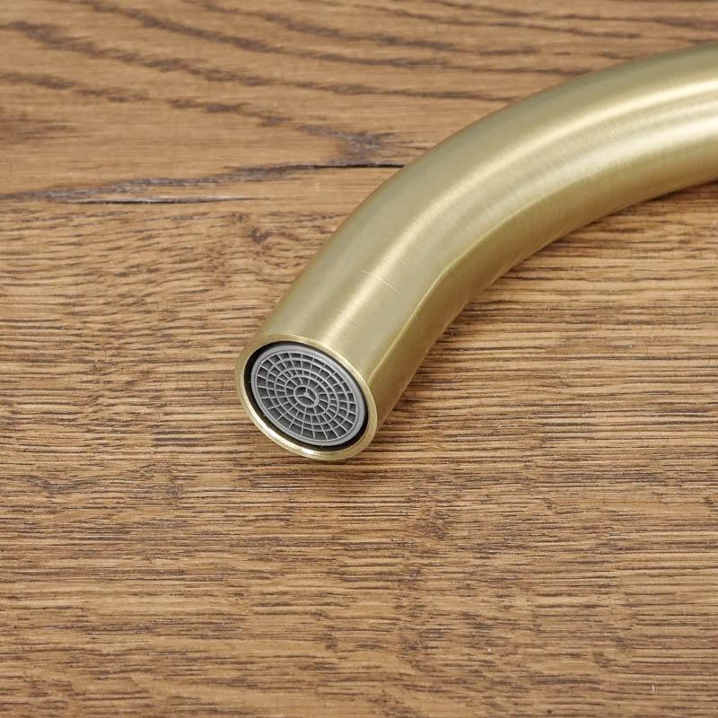 Antique brass freestanding kitchen tap PLAIN