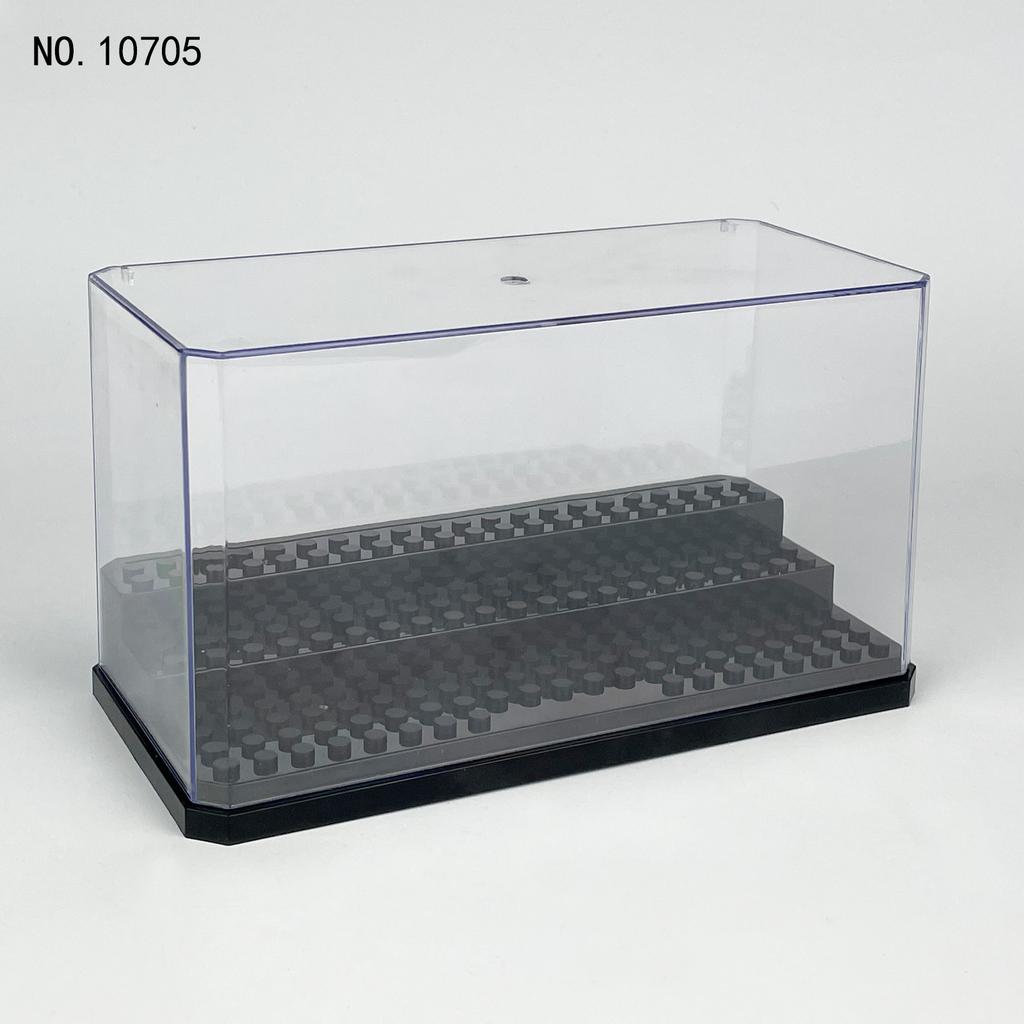 Aufbewahrungsbox Transparent Schmuckstück Dritte Ordnung 10705 Vitrine Kleine Partikel Baustein Spielzeug Modell Figur