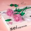 DIY Rosenbaustein Blume Weihnachten Valentinstag Geschenk Neujahrsgeschenk Schreibtischornament