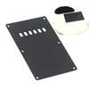 Black Color Guitar Back Plate Plastic Material 6 Hole Cover Plate For Electric Guitar
