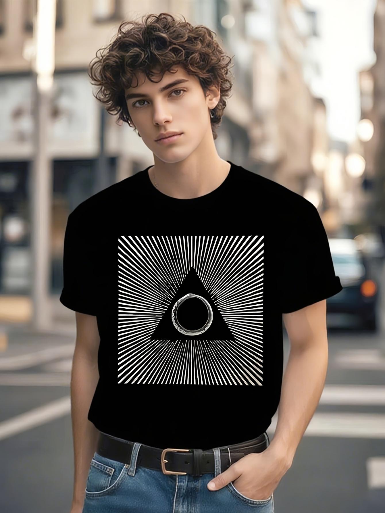 Psychedelic Occult Graphic Tshirt Graphic Tshirt - Black ... XL