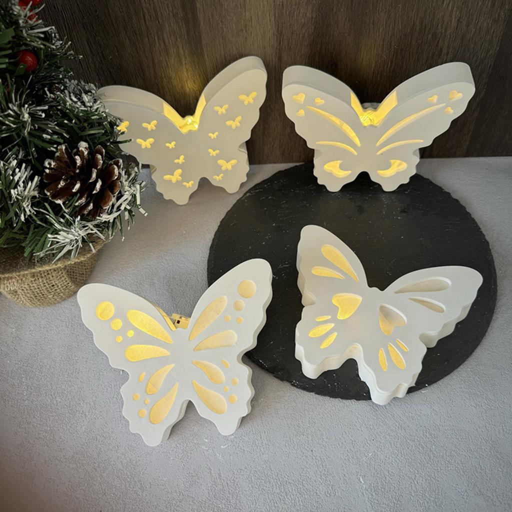 Flexible Silicone Mould For 3D Butterfly Night Light Adds Elegant Charm To Any Room Setting Fashion Decoration