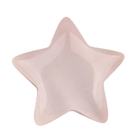 

Faux Crystal Mini Star Figurine Healing Stone Star Shaped Ornament Hand Carved Pocket Star Stones for Meditation Reiki Balancing J
