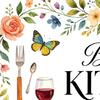 Bless This KITCHEN Wall Sticker Flower Butterfly Kitchen Utensils Self-adhesive Sticker Waterproof PVC Wall