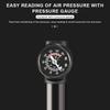 MTB Road Bike Inflator With Gauge Portable Aluminum Alloy Hand Tire Air Inflator Bicycle Pump For AV FV Presta Schrader Valve