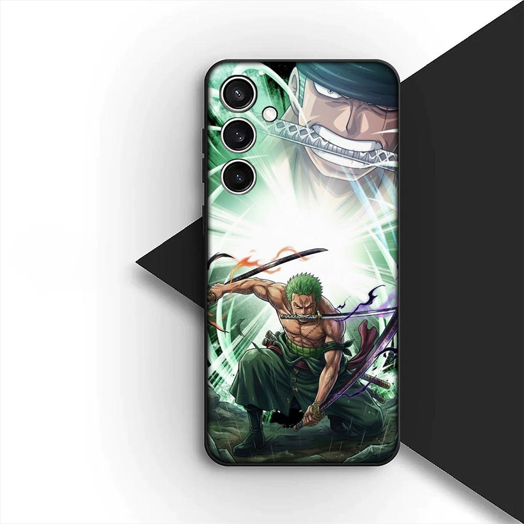 Cover for Motorola Moto G86 G57 E14 E15 G14 G34 G67 G84 G24 A54 G15 Power E22 Phone Case Anime Luffy One Piece Roronoa Zoro