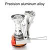 Portable Stove Retractable Feet Design High-Power Durable High Temperature Resistant Strong Load Bearing Fire Heater Blue Flame Outdoor Folding Mini