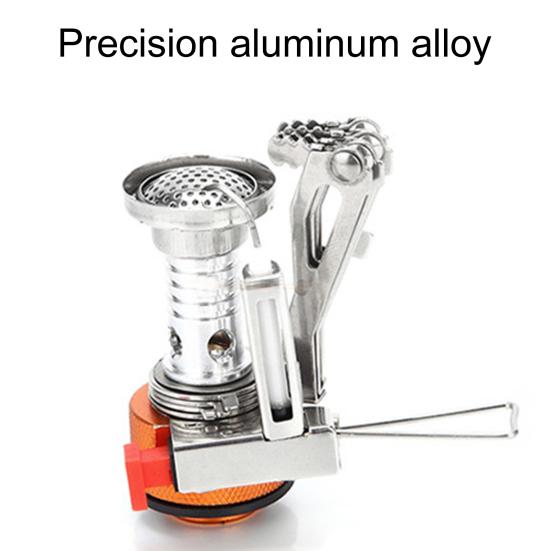 Portable Stove Retractable Feet Design High-Power Durable High Temperature Resistant Strong Load Bearing Fire Heater Blue Flame Outdoor Folding Mini