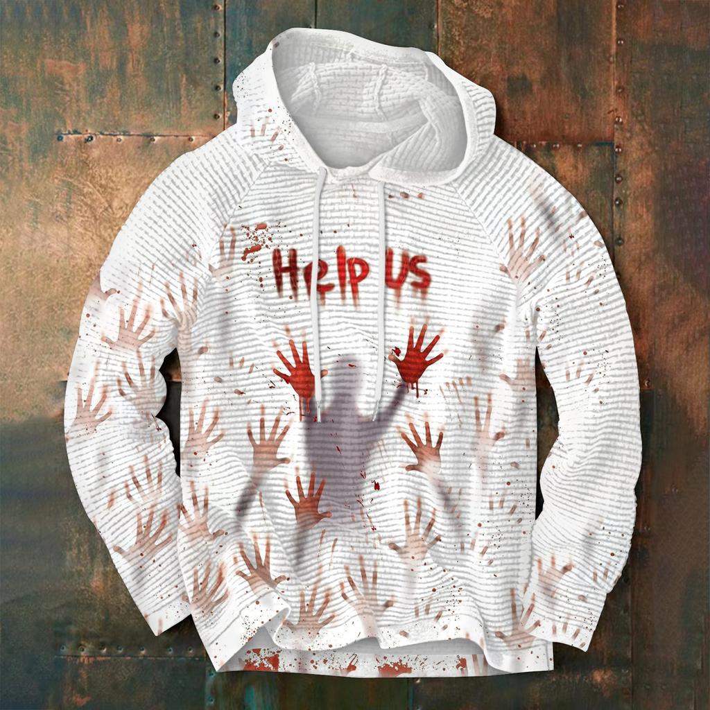 Vår och höst mäns stående krage sweatshirt är utomhus casual tröjor toppar