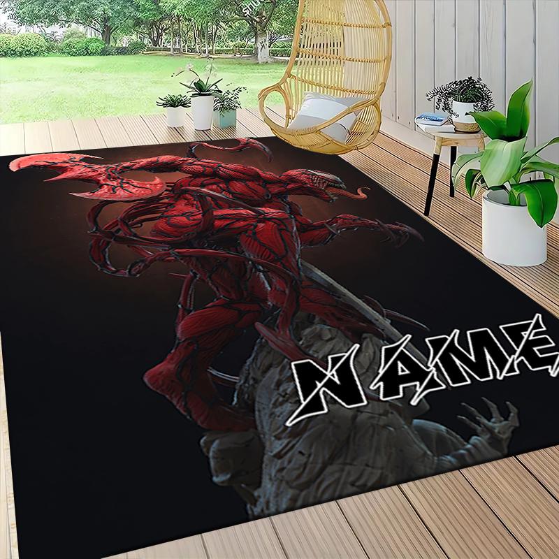Custom Name "Spider-Man: Web Heroes" Carpet Rug Customizable Soft Washable Anti-Slip Home Living Room Sofa Mats Personalized Rug. 090916