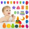 Montessori Sensory Stone Children Toys Tactile Training Creative Games Autism Calming Relief Soft Stone Adult Stress Anxiety Toy