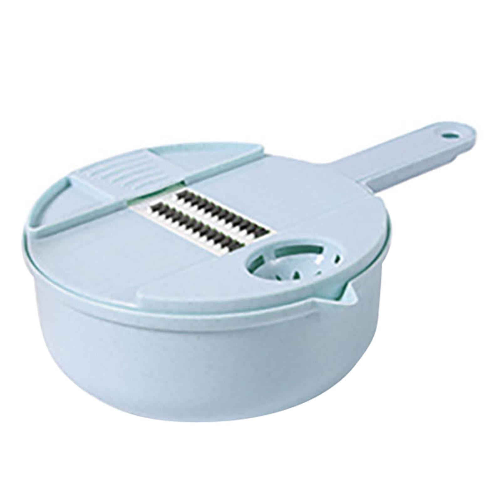 Kitchen Multi-Function Potato Shredded Vegetable Cutting Machine Househ синий