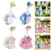 Lovely Spring Geese Dress 23inch Geese Statue Outfit For Porch Decoration Cartoon Easter Celebration Accessory