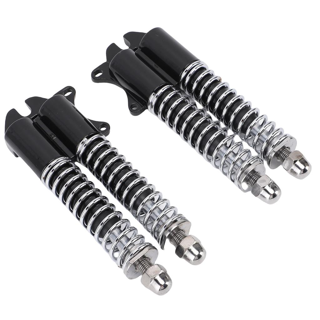 1 Pair 10 Inch Electric Scooter Shock Absorber Scooter Hydraulic Spring Shock Absorber Aluminum Alloy