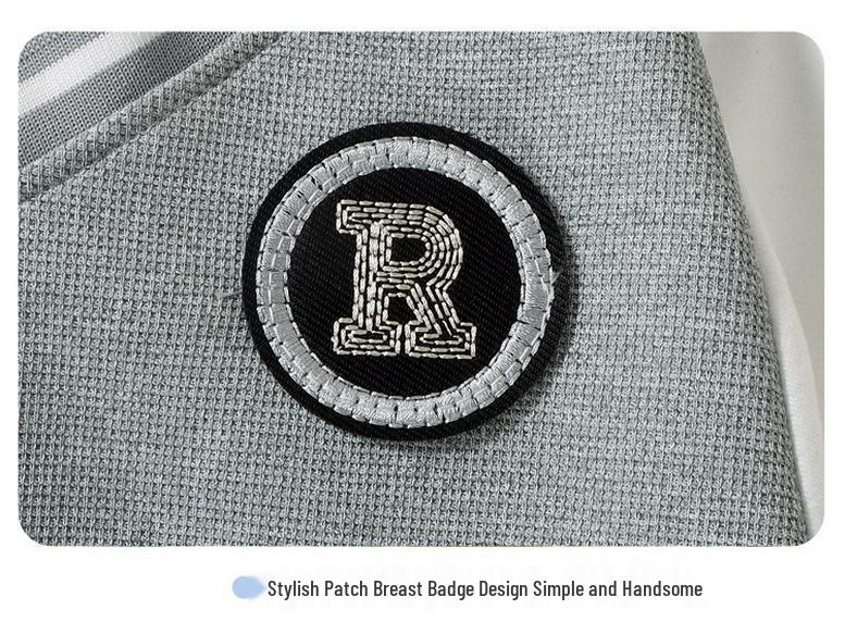 קפוצון אביבי בסגנון בריטי עם צווארון לבנים לבנים, דמוי שני חלקים, אופנתי ורב-תכליתי בסגנון אקדמי לילדים בגיל בינוני וגדול