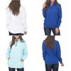 Premium Quality Womens Casual Zip Jumper Pullover Hoodies Top For Effortless Style