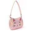 Kids Girl Mini Cat Embroidery Handbag With Waterproof Pu Material For Kindergarten And Daily Use