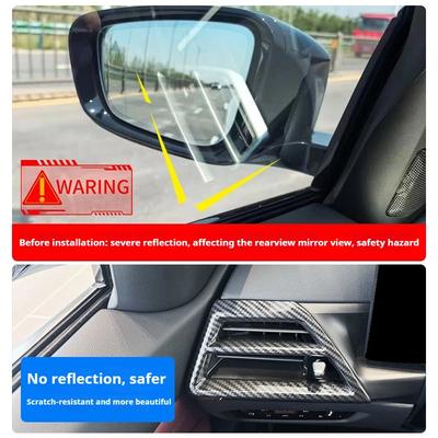 2pcs Carbon Fiber Side Air Conditioning Vent Outlet Cover Trim Sticker For BMW  3 Series G20 2025 Accessories