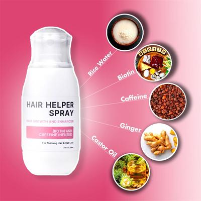 Spray per capelli, spray per capelli, spray all'acqua di riso, per capelli diradati, spray naturale per l'ispessimento dei capelli 50 ml