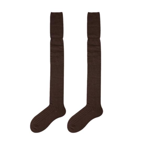 Over The Knee Boot Stocking for Women Slouch Top Thick Cotton Knit Thigh High Socks Winter Autumn Leg Warmers