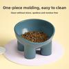 Neck-protection Cat Bowl, Macaron Color, Elephant-shaped Legs Bowl, Large-capacity Cat Food Bowl, Plastic High-legged Pet Bowl