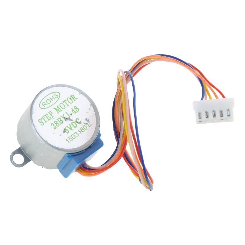 28BYJ48 5V 4-Phase 5-Wire Micro Reduction Stepper Motor ULN2003 Drive Test Module 11 Working Modes Durable Equipment