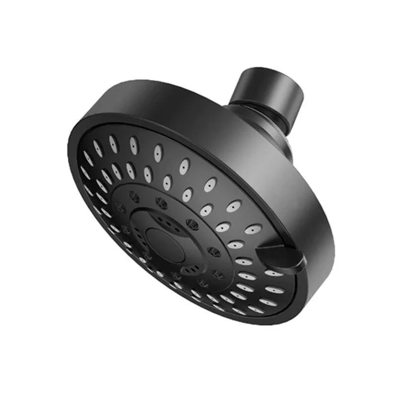 

Bathroom Shower Faucet Replacement Part 5 Modes High Pressure Shower Head Sprayer Adjustable Rainfall Shower Head Sprayer чёрный