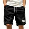 Men's Corduroy Drawstring Shorts - Elastic Waist Casual Loose Fit Multi-Color Summer Beach Everyday Streetwear