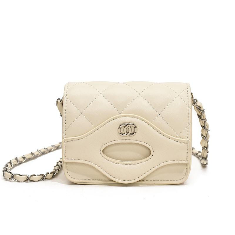 Mini Kids Contemporary Bag With Stylish Chain And Soft Lining Polyester