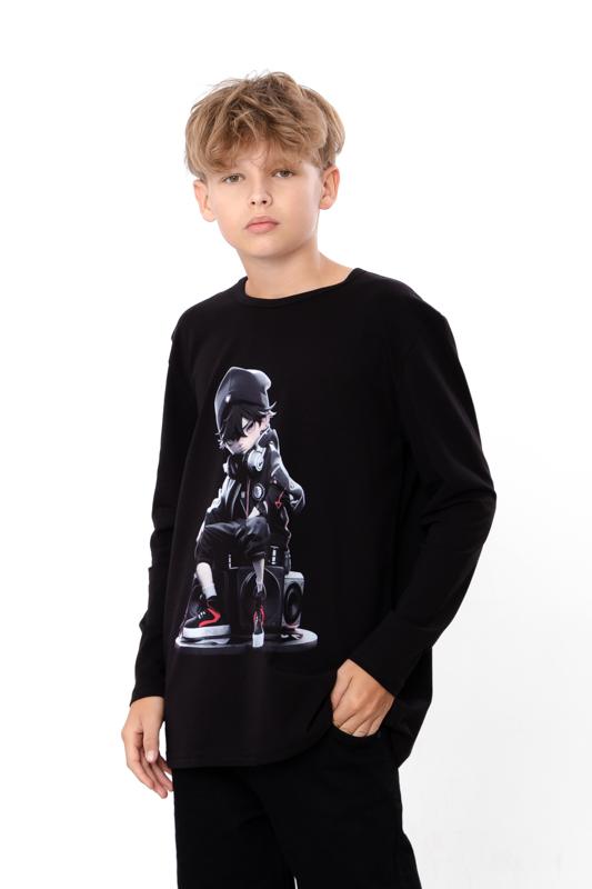 Sweatshirt (boys) – Anime Print, Cotton & Lycra, Casual, Any Season, 6363-036-33-1-4 HC