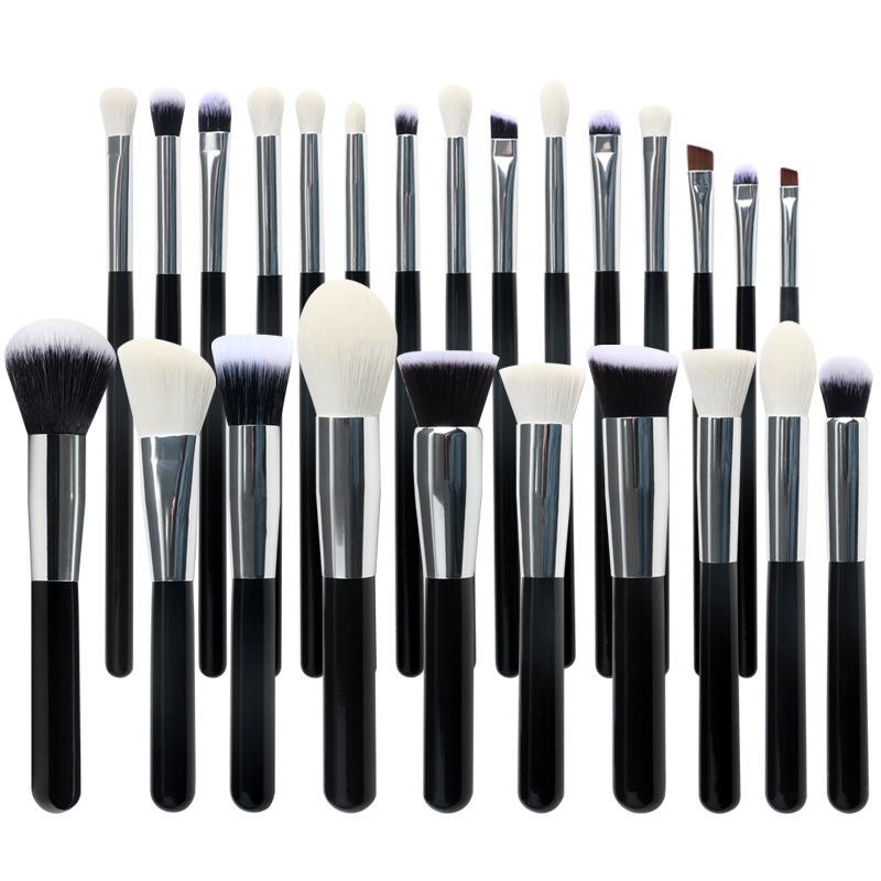 

Cross Border Новый продукт Набор кистей для макияжа 25 шт. Кисть для тональной основы Пудра для макияжа Румяна Halo Dye Repair Подводка для глаз Кисть для теней для век Косметические инструменты